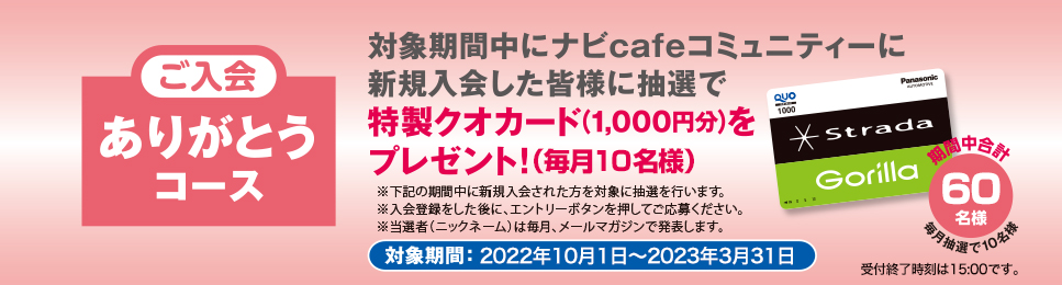 ΏۊԒɃircafeR~jeB[ VKFlɒIœNIJ[hi1,000~j v[gI